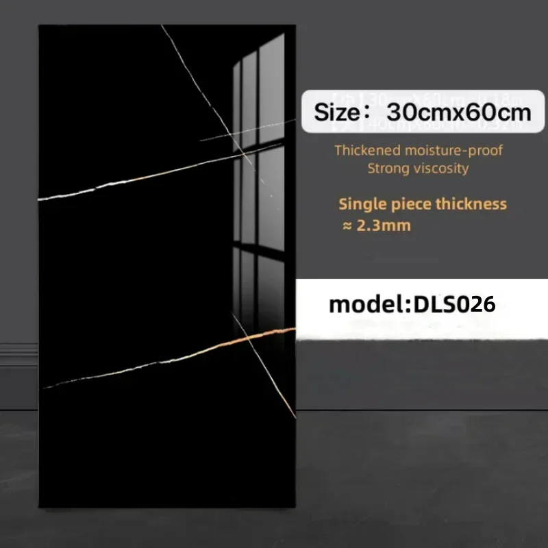 Azulejo adhesivo 60x30 negro FK23D-243